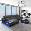 Couch gewebtes Led Schnittsofa mit großen Kissen