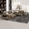 Home Canvas Led Schnittsofa mit großen Kissen
