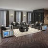 Helle Luxus-Wohnzimmer-Ledersofa-Möbel im amerikanischen Stil im modernen Design