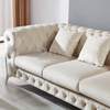 Elegantes High-End-Sofa aus Samtstoff