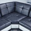 Möbelset Ecksofa aus hochwertigem Leder