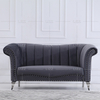 Wohnzimmermöbel Chesterfield Stoffsofa mit Holzrahmen