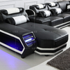 Leisure Sectional LED-Sofa mit Mitteltisch