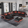Europäisches Design Wohnzimmermöbel Leder Schnittsofa