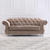 Freizeit Moderner Sessel Samt Stoff Sofa