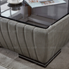 Modernes 1-Sitzer-Ledersofa im Schnitt