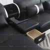 Home Leder Led Schnittsofa für Familienzimmer