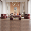 High-End-Wohnzimmersofa mit goldenen Beinen