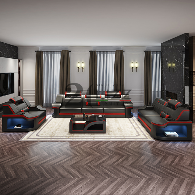 Couch Canvas Led Schnittsofa für Wohnzimmer