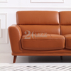 traditionelles großes graues Wohnzimmersofa