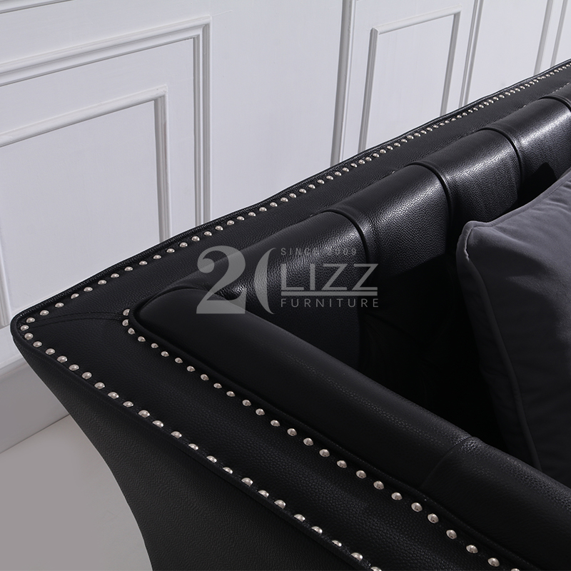 Heißer Verkauf Wohnmöbel Set Wohnzimmer Echtes Leder Sofa