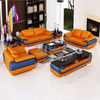 Hochwertiges modernes Möbel-Leder-Wohnzimmer-Sofa