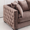 Ecksofa aus Flexsteel-Stoff für Wohnzimmer